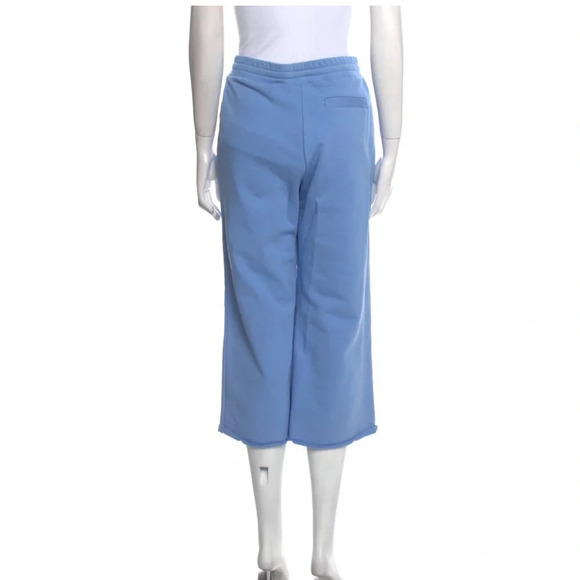 NWT T BY ALEXANDER WANG High-Rise Cropped Wide Leg Drawstring French Terry Pants - Picture 2 of 6